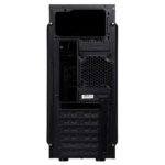 2E Корпус ALFA (E190) MidT,2xUSB3.0,сталь(бічна панель), без БЖ,чорний