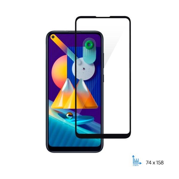 Защитное стекло 2E Basic для Samsung Galaxy M11 (M115F), 2.5D FCFG, black border