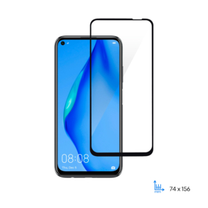 Protective glass 2E Basic for Huawei P40 lite, 2.5D FCFG, black border