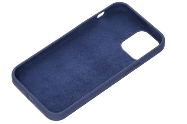 2E Case for Apple iPhone 12 (5.4″), Liquid Silicone, Midnight Blue