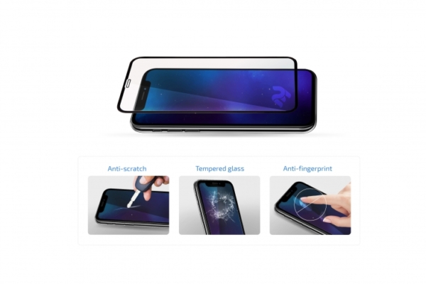 Захисне скло 2E Basic для TECNO POP 3 (BB2), 2.5D FCFG, black border