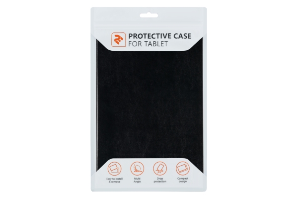 2Е Basic Case for Samsung Galaxy Tab S7(T870/875), Retro, Black
