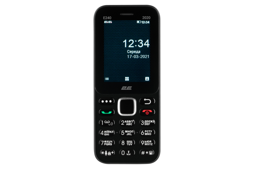 Mobile Phone 2E E240 2020 Dual SIM Black