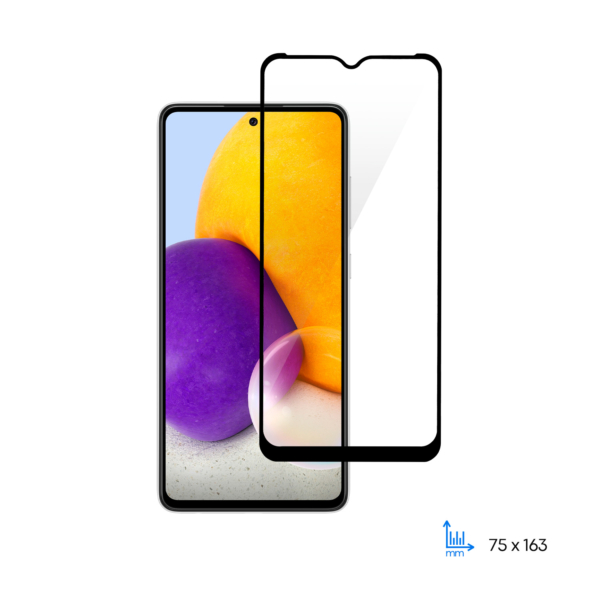 Защитное стекло 2E для Samsung Galaxy A72 (A726), 2.5D FCFG, black border