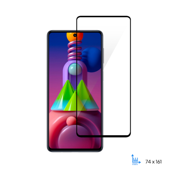 Защитное стекло 2E для Samsung M51(M515F), 2.5D FCFG, black border