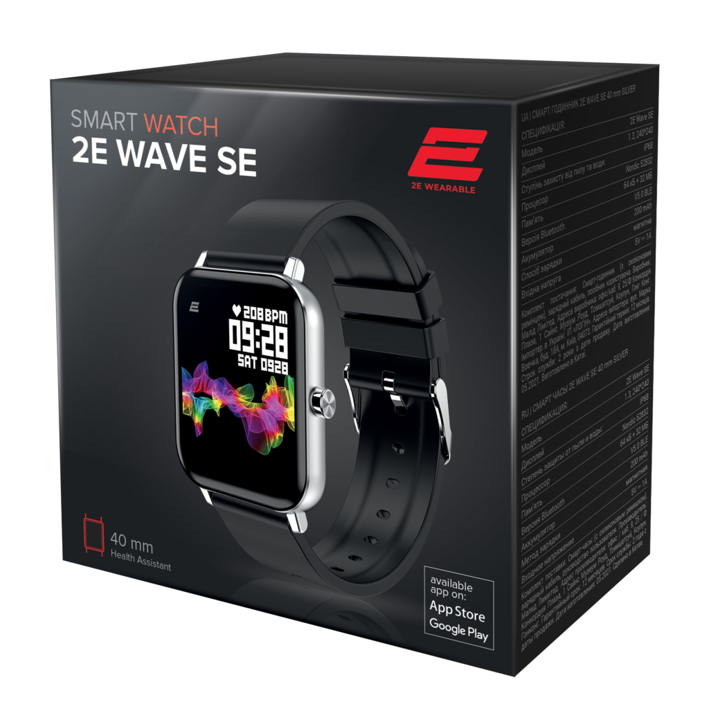 Смарт-часы 2E Wave SE 40 mm Silver