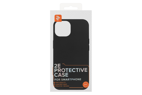 2E Basic case for Apple iPhone 13, Liquid Silicone, Black