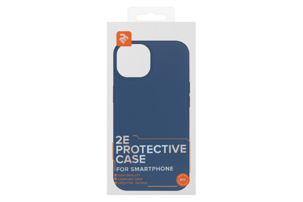 2E Basic case for Apple iPhone 13, Liquid Silicone, Cobalt Blue