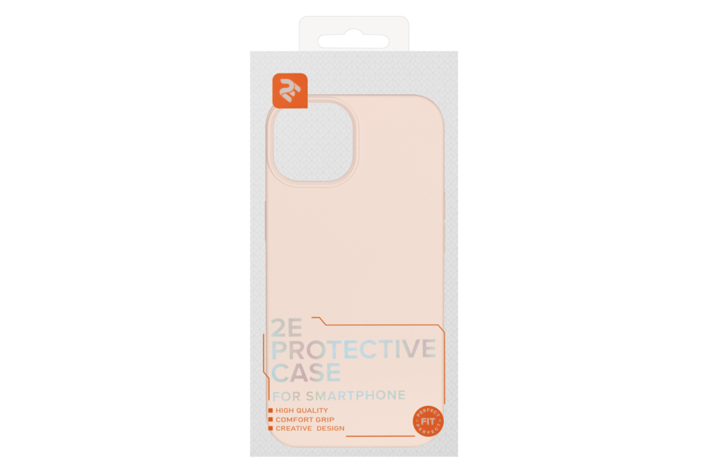 2E Чохол Basic для Apple iPhone 13, Liquid Silicone, Sand Pink