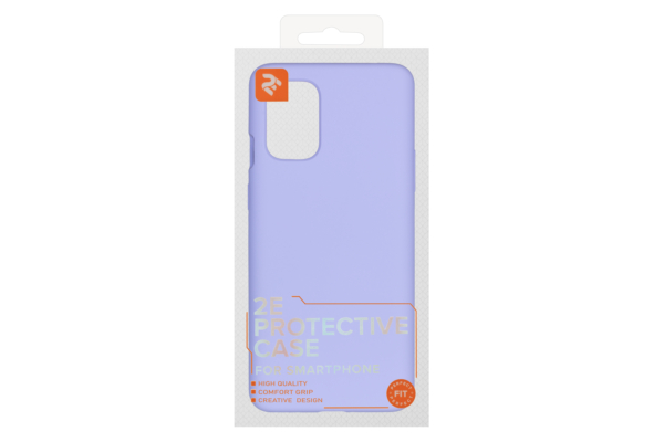 Чехол 2E Basic для OnePlus 8T (KB2003), Solid Silicon, Light Purple