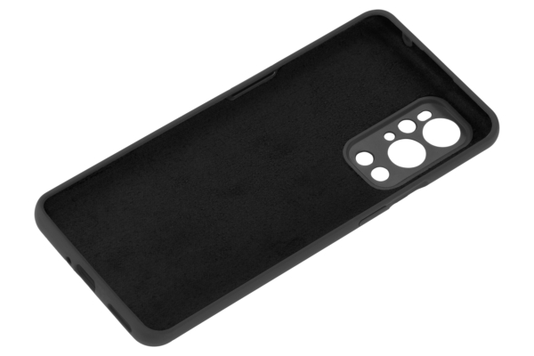 2E Basic case for OnePlus 9 Pro (LE2123), Solid Silicon, Black