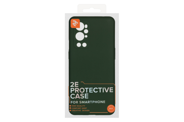 Чехол 2E Basic для OnePlus 9 Pro (LE2123), Solid Silicon, Dark Green