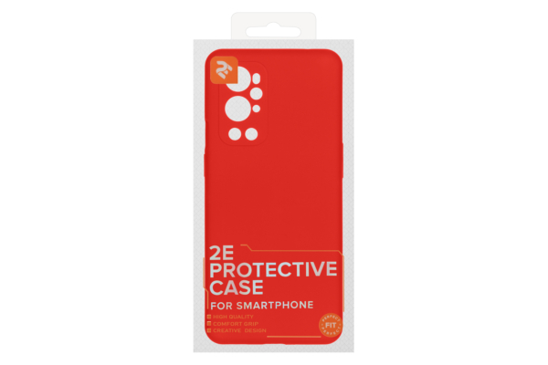 Чехол 2E Basic для OnePlus 9 Pro (LE2123), Solid Silicon, Chinese Red