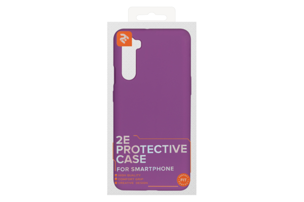Чехол 2E Basic для OnePlus Nord (AC2003), Solid Silicon, Purple