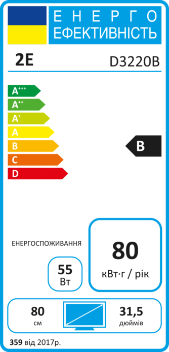 Монитор 2E D3220B Black