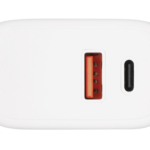 Сетевое ЗУ 2E Wall Charger USB-C PD3.0, USB-A QC3.0, Max 30W, White