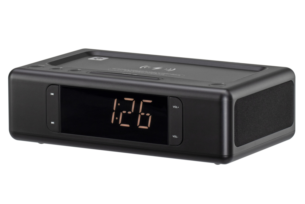 Acoustic Docking Station 2E SmartClock Wireless Charging, Black