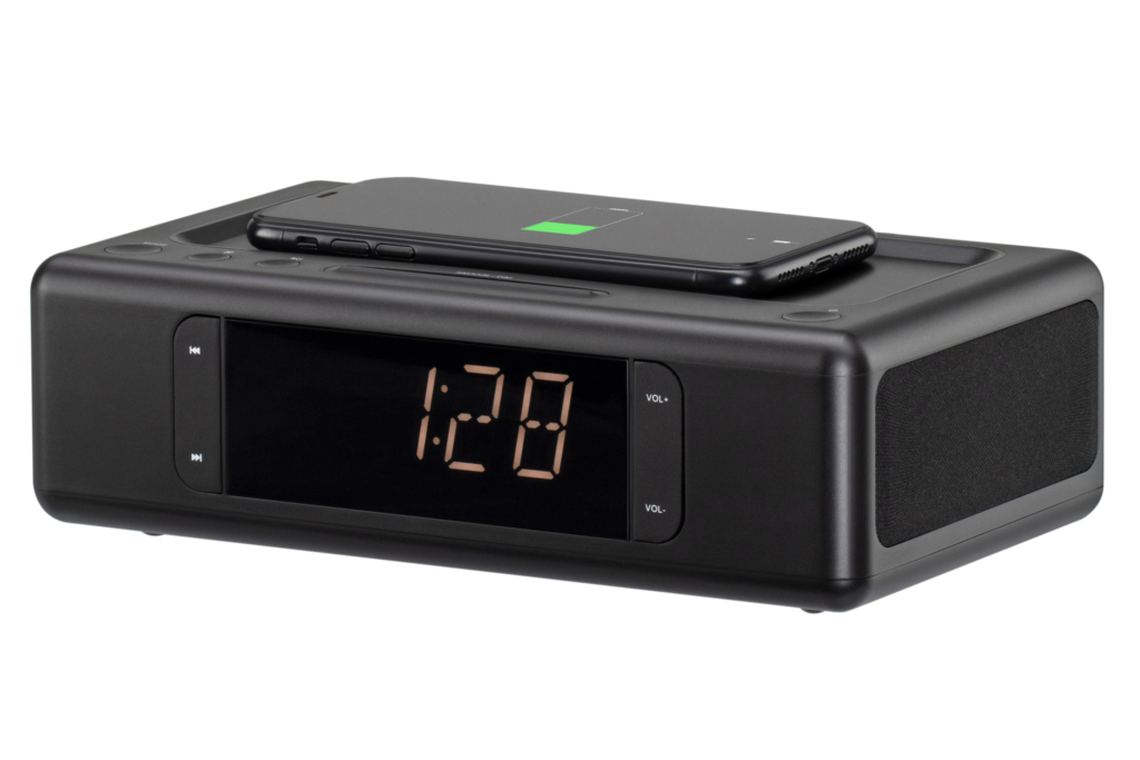 Acoustic Docking Station 2E SmartClock Wireless Charging, Black