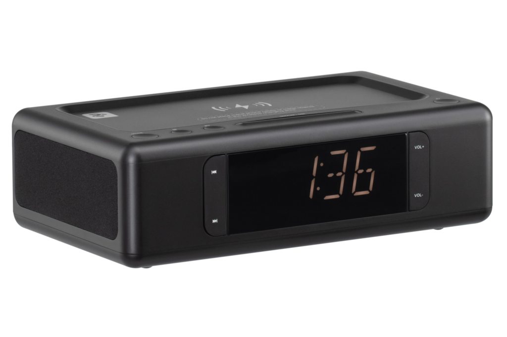 Acoustic Docking Station 2E SmartClock Wireless Charging, Black