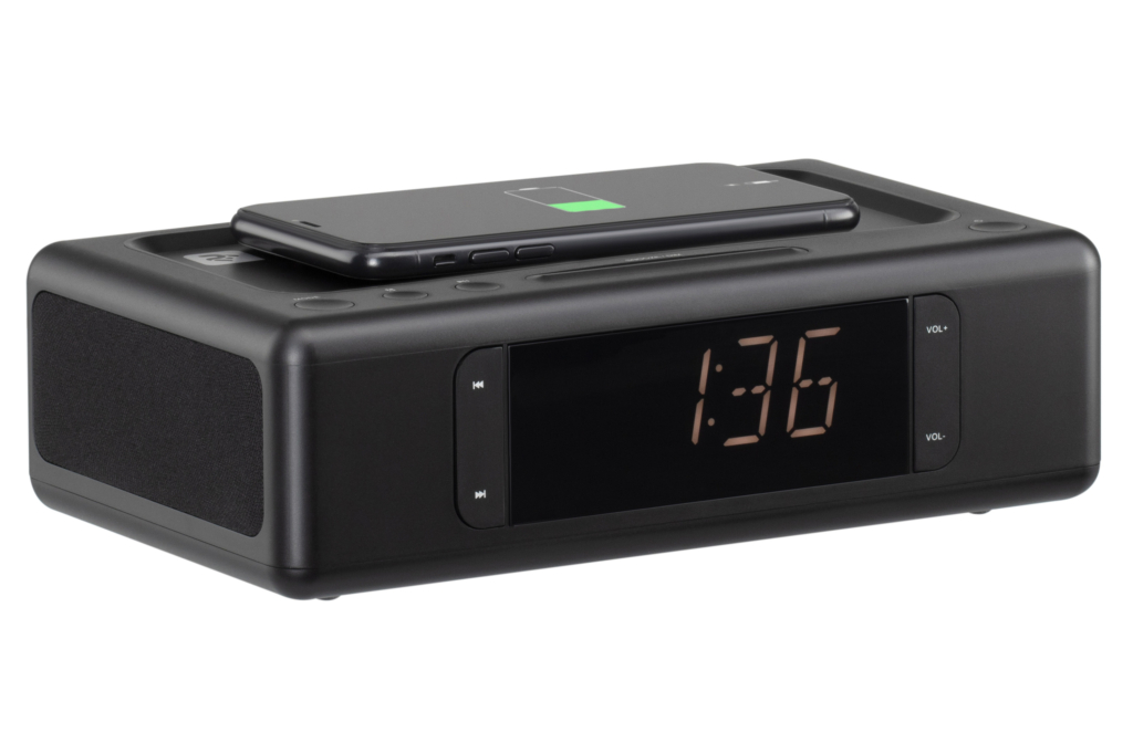Acoustic Docking Station 2E SmartClock Wireless Charging, Black
