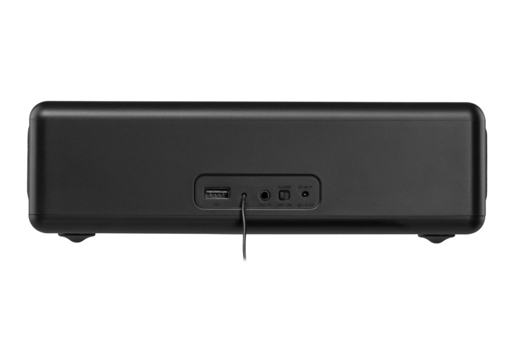 Acoustic Docking Station 2E SmartClock Wireless Charging, Black