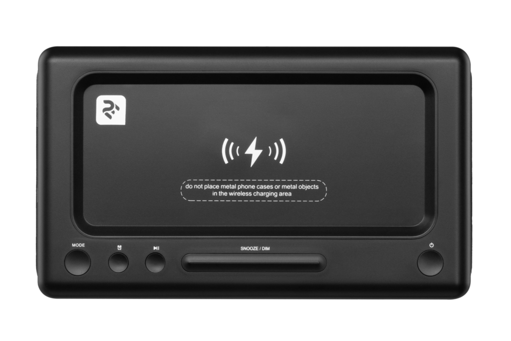 Acoustic Docking Station 2E SmartClock Wireless Charging, Black
