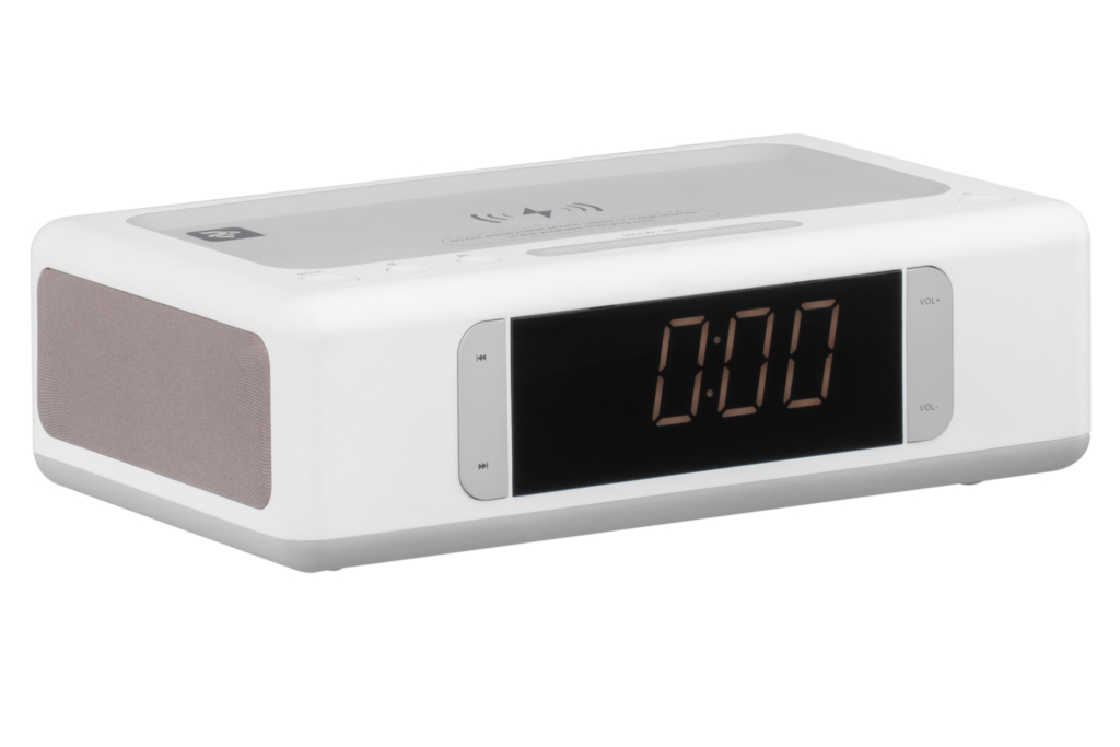 Acoustic Docking Station 2E SmartClock Wireless Charging, White