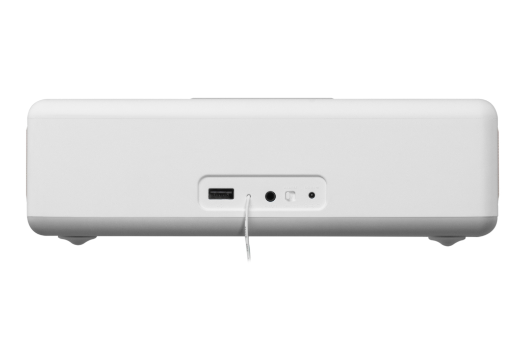 Acoustic Docking Station 2E SmartClock Wireless Charging, White