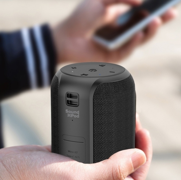 Акустическая система 2E SoundXPod TWS, MP3, Wireless, Waterproof Black