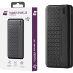 2E Портативний зарядний пристрій Geometry 10000mAh, Type-C, USB-А, black