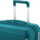 2E Plastic Suitcase, SIGMA, M, 4 Wheels, Aqua Marine