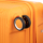 2E Plastic Suitcase, SIGMA, M, 4 Wheels, Orange