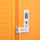 2E Plastic Suitcase, SIGMA, M, 4 Wheels, Orange