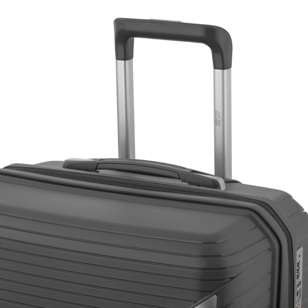 2E Plastic Suitcase, SIGMA, S, 4 Wheels, Graphite