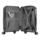 2E Plastic Suitcase, SIGMA, S, 4 Wheels, Graphite