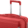 2E Plastic Suitcase, SIGMA, S, 4 Wheels, Red