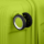 2E Plastic Suitcases Set, SIGMA, (L+M+S), 4 Wheels, Apple Green