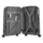 2E Plastic Suitcases Set, SIGMA, (L+M+S), 4 Wheels, Graphite