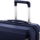 2E Plastic Suitcases Set, SIGMA, (L+M+S), 4 Wheels, Navy Blue