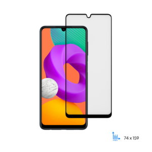 2E Захисне скло для Samsung Galaxy M22 (M225), 2.5D FCFG, (1 Pack), black border