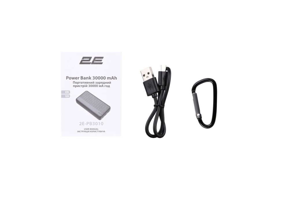 Power bank 2Е Geometry 30000 мАч Black