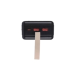 2E Портативний зарядний пристрій Power Bank Geometry 30000mAh PD, QC 18W Black