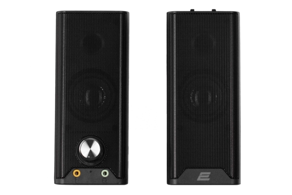 2E Акустична система PCS203, 2.0, USB, Metal Black