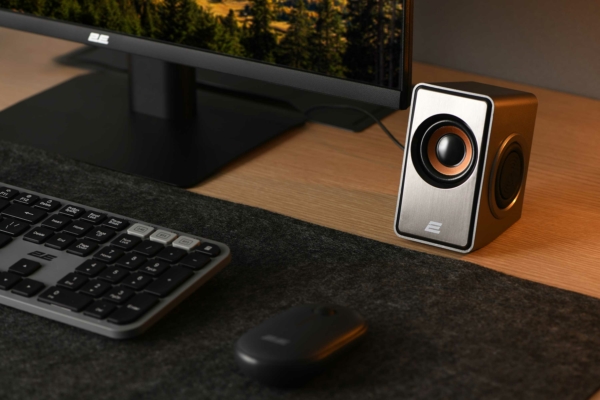 Multimedia speakers 2E PCS204, 2.0, USB, Silver