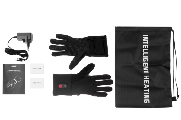 Перчатки с подогревом 2E Touch Lite Black, размер XL/XXL