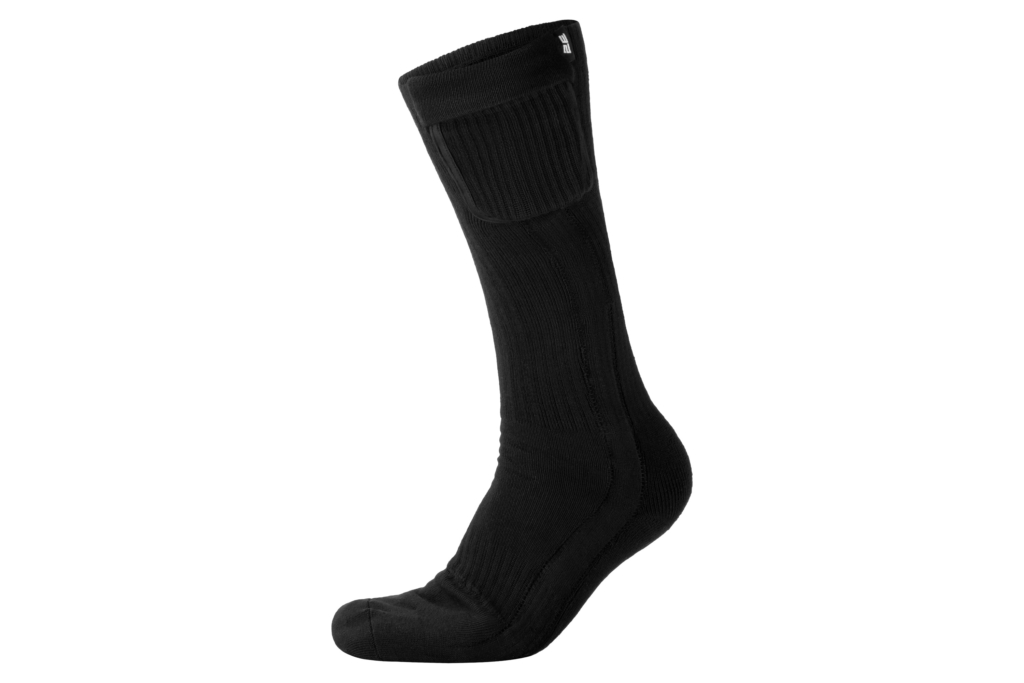 2E Heated Socks Race Black with remote control, size XXL