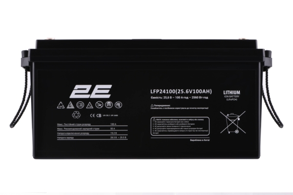 Аккумуляторная батарея 2E LFP24100 24V/100Ah LCD 8S