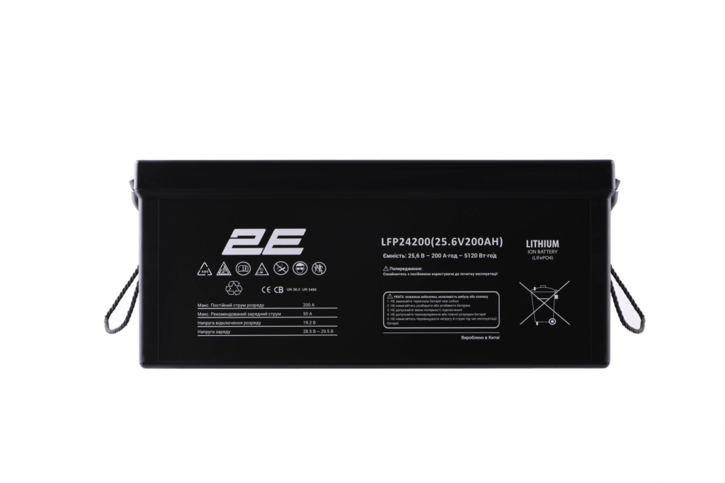 Аккумуляторная батарея 2E LFP24200 24V/200Ah LCD 8S