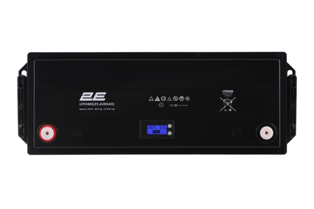 Аккумуляторная батарея 2E LFP2485 24V/85Ah LCD 8S
