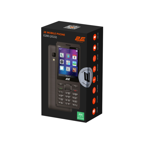 Мобильный телефон 2E E280 2022 Dual SIM Black